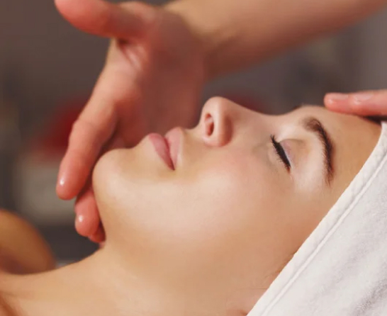 Image of woman enjoying a Facial Treatment in Gainesville FL - Spa Royale