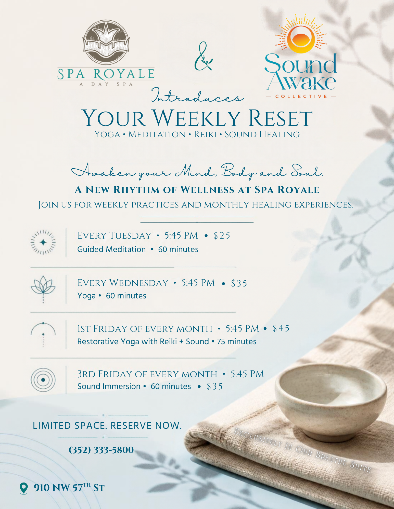 Sound Awake Collective Schedule